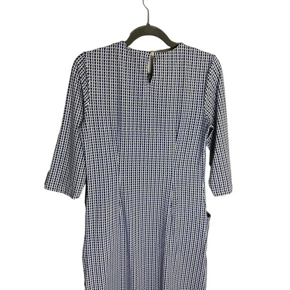 J.McLaughlin Catalyst Stretch Knit Crew Neck 3/4 Sleeve Sheath Catalina Cloth Dr - Picture 7 of 9